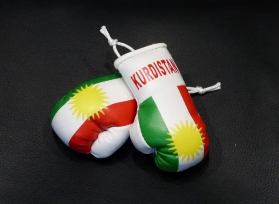 Kurdistan Mini Boxhandschuhe fürs Auto